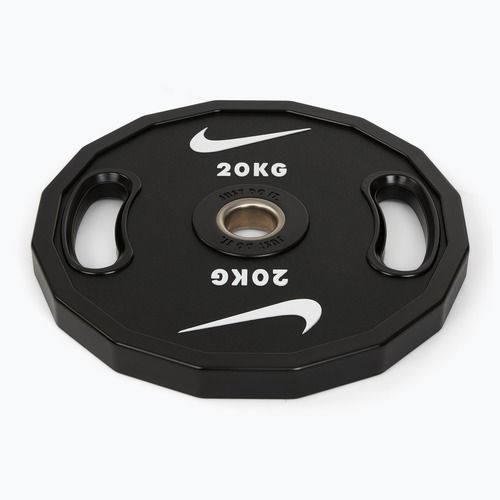 Bumperinės svorio plokštės Nike Strength Pro Urethane Plates 20 kg black/white