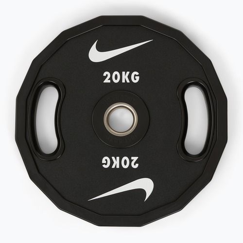 Bumperinės svorio plokštės Nike Strength Pro Urethane Plates 20 kg black/white