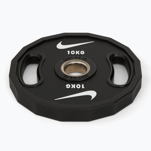 Bumperinės svorio plokštės Nike Strength Pro Urethane Plates 10 kg black/white