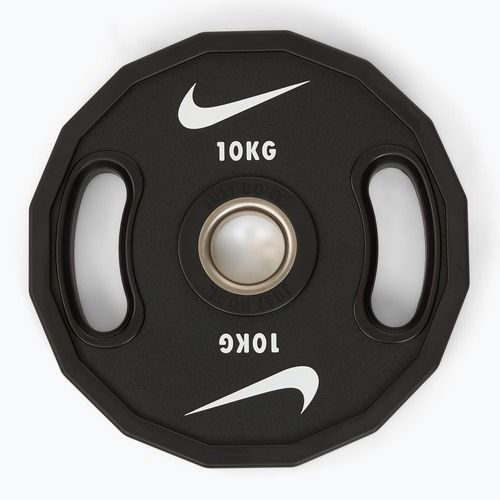 Bumperinės svorio plokštės Nike Strength Pro Urethane Plates 10 kg black/white
