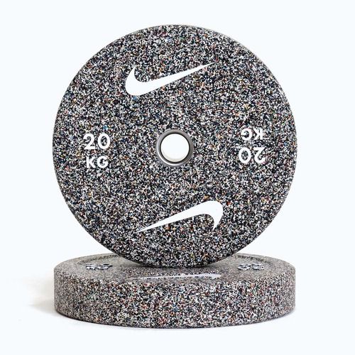 Bumperinės svorio plokštės Nike Strength Grind Bumper Plates 20 kg anthracite