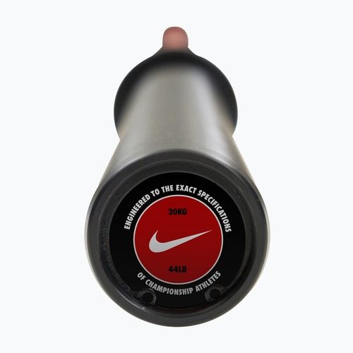 Tiesi štanga Nike Strength Coated Premium Barbell red swoosh