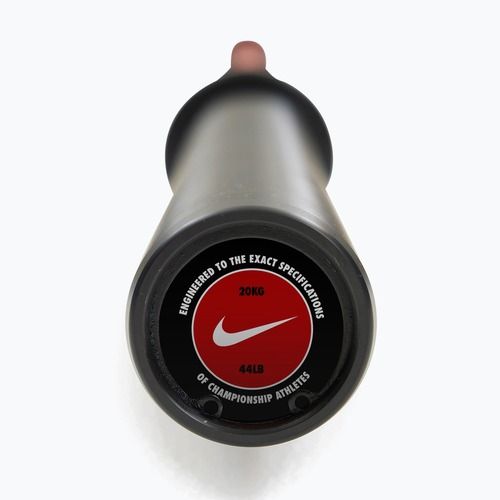 Tiesi štanga Nike Strength Coated Premium Barbell red swoosh