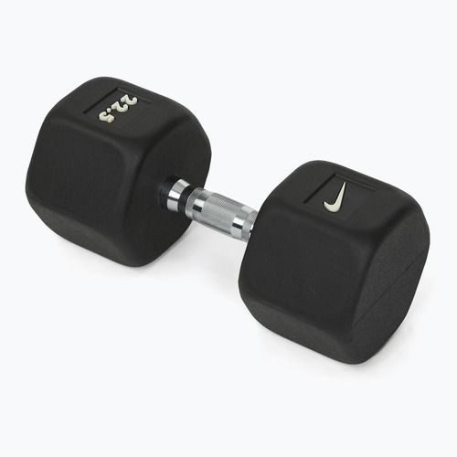 Gumuota hantelė Nike Strength Hex Dumbbell 22,5 kg black/white