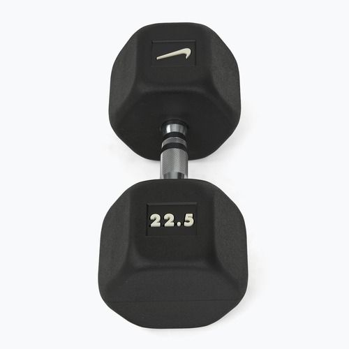 Gumuota hantelė Nike Strength Hex Dumbbell 22,5 kg black/white