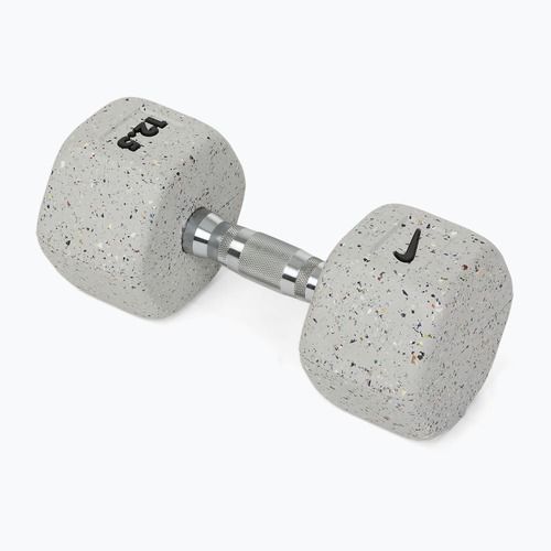 Gumuota hantelė Nike Strength Grind Hex Dumbbell 12,5 kg wolf grey