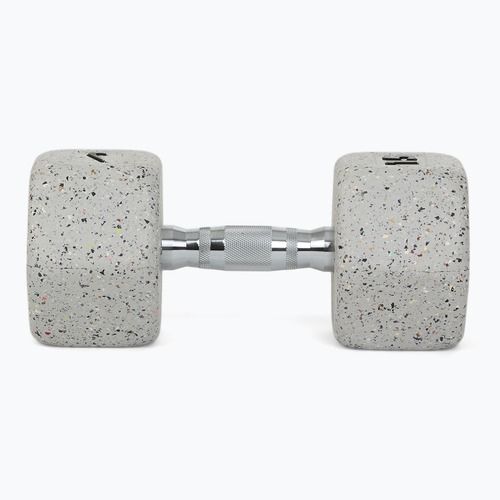 Gumuota hantelė Nike Strength Grind Hex Dumbbell 15 kg wolf grey