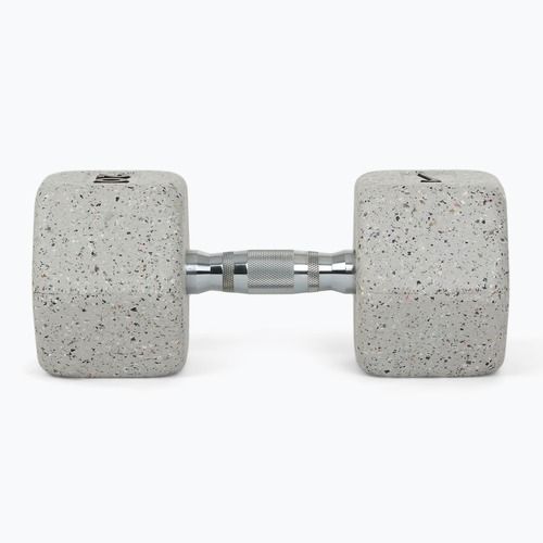 Gumuota hantelė Nike Strength Grind Hex Dumbbell 20 kg wolf grey