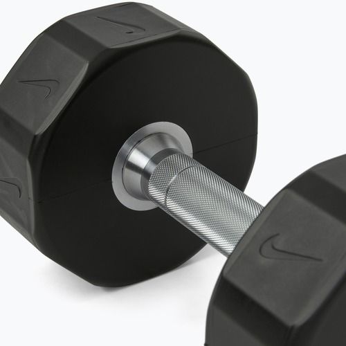 Chromuota hantelė Nike Strength Pro Urethane Dumbbell 12 kg black/white