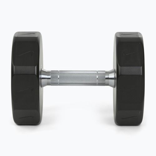 Chromuota hantelė Nike Strength Pro Urethane Dumbbell 16 kg black/white