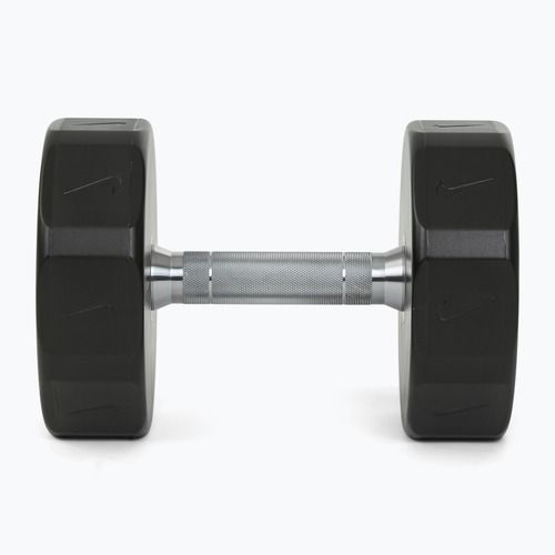 Chromuota hantelė Nike Strength Pro Urethane Dumbbell 18 kg black/white