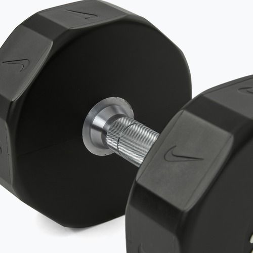 Chromuota hantelė Nike Strength Pro Urethane Dumbbell 20 kg black/white