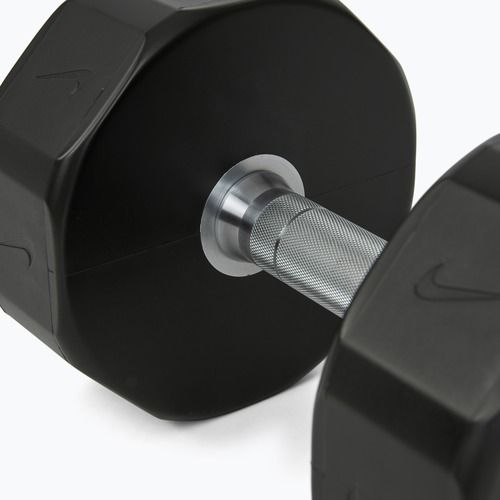 Chromuota hantelė Nike Strength Pro Urethane Dumbbell 22 kg black/white