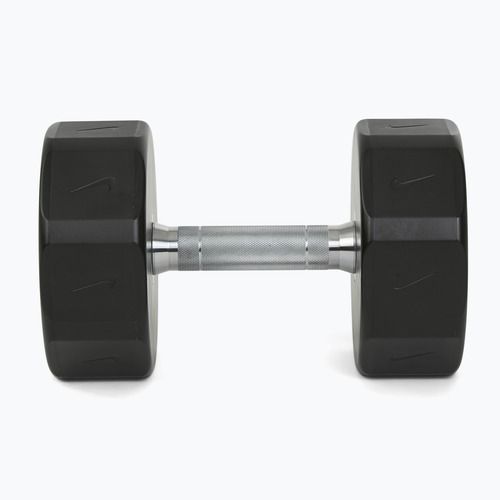 Chromuota hantelė Nike Strength Pro Urethane Dumbbell 24 kg black/white