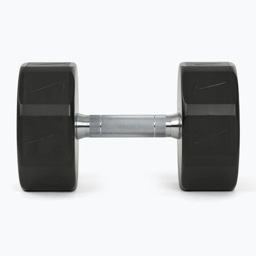 Chromuota hantelė Nike Strength Pro Urethane Dumbbell 26 kg black/white