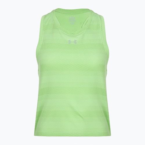 Moteriški bėgimo marškinėliai Under Armour Velociti Singlet lumos lime/white
