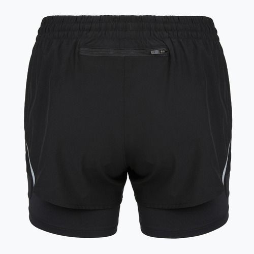 Moteriški bėgimo šortai Under Armour Velociti Pro 4" 2N1 ultimate black/ultimate black/ultimate black