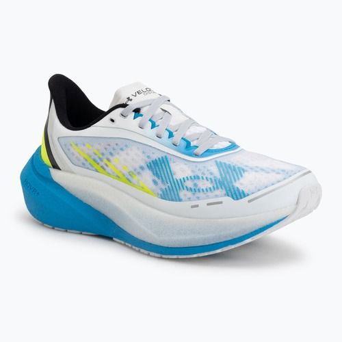 Moteriški bėgimo batai Under Armour Velociti Distance white/orange bloc/metallic silver