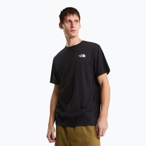 Vyriški trekingo marškinėliai The North Face Vertical Regular tbf black