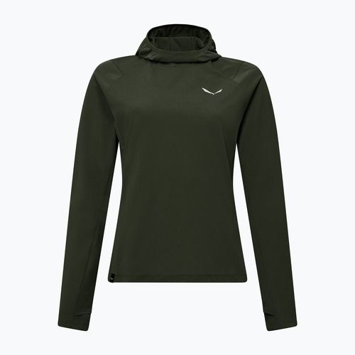 Vyriškas žygio džemperis Salewa Puez Sun Hoodie dark olive