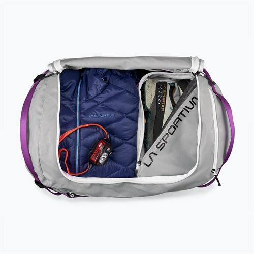 Kelioninis krepšys La Sportiva Nomad Duffel 40 l chalk/black
