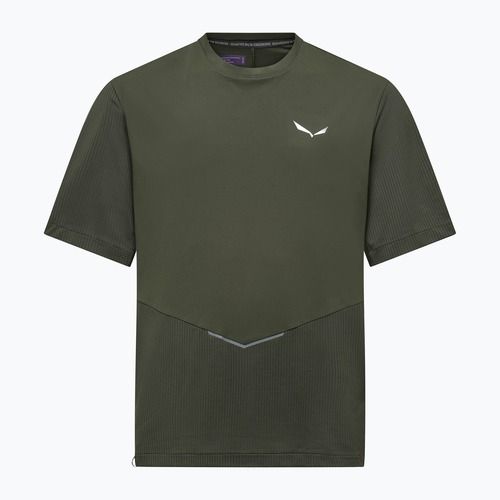 Vyriški marškinėliai Salewa Pedroc Dry Hyb dark olive