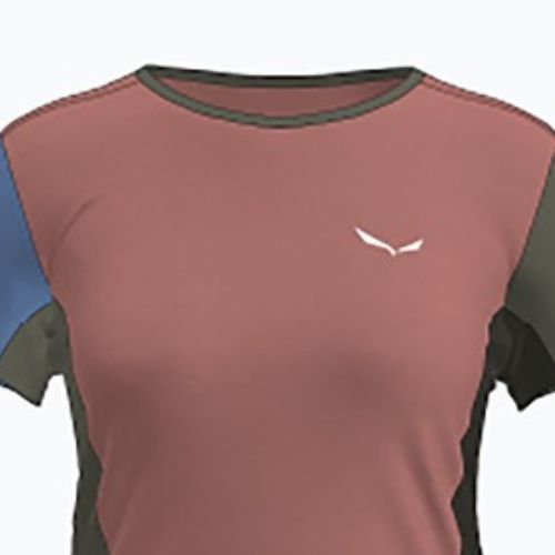 Moteriški žygio marškinėliai Salewa Puez Sporty Dry desert pink/multi