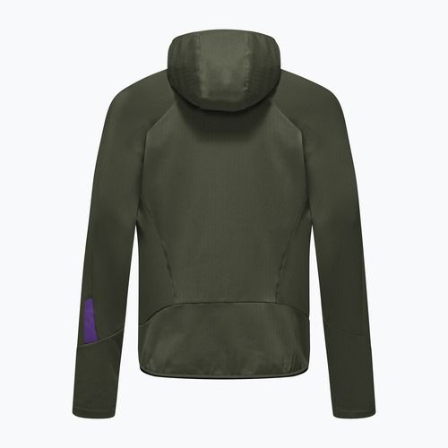 Vyriška vėjui atspari striukė Salewa Pedroc PL 3 HD dark olive