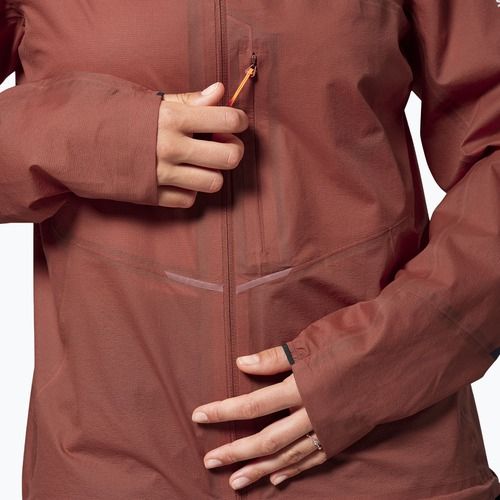 Moteriška lietpaltinė striukė Salewa Pedroc 2 PTX 2.5 Light etruscan red