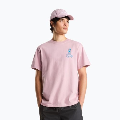 Vyriški marškinėliai The North Face Alien Relaxed metal pink
