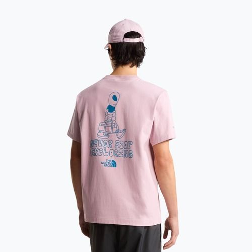 Vyriški marškinėliai The North Face Alien Relaxed metal pink