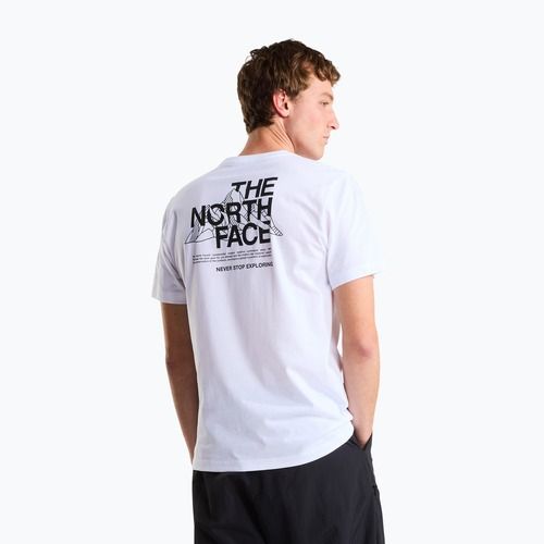 Vyriški marškinėliai The North Face Mountain Sketch Regular tnf white