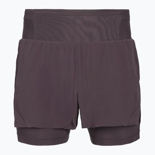Vyriški bėgimo šortai Brooks High Point 5" 2IN1 2.0 dark russet