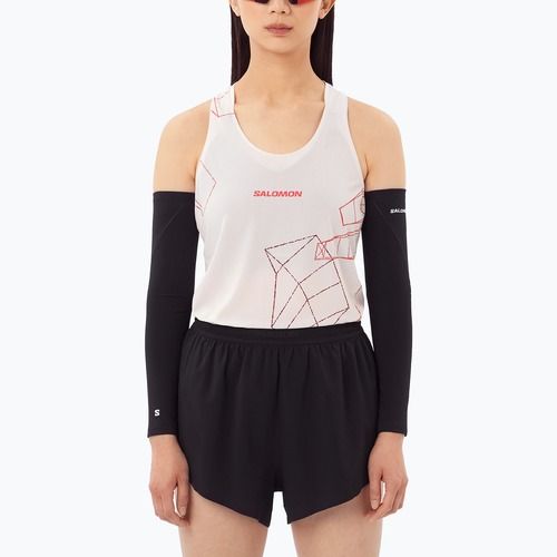 Moteriški bėgimo marškinėliai Salomon S/Lab Speed Tee lilac ash