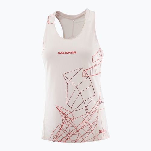 Moteriški bėgimo marškinėliai Salomon S/Lab Speed Tee lilac ash