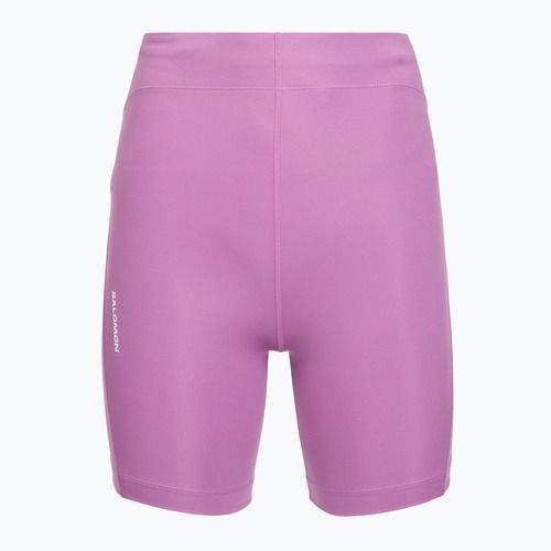 Moteriški bėgimo šortai Salomon Shakeout Core Tight 6" iris orchid