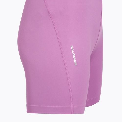 Moteriški bėgimo šortai Salomon Shakeout Core Tight 6" iris orchid