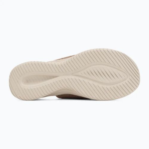 Moteriškos šlepetės SKECHERS Ultra Flex 3.0 Rhythm Waves brown