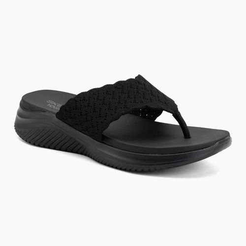 Moteriškos šlepetės SKECHERS Ultra Flex 3.0 Rhythm Waves black