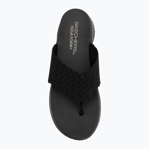 Moteriškos šlepetės SKECHERS Ultra Flex 3.0 Rhythm Waves black
