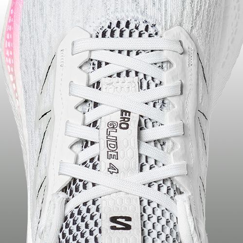 Moteriški bėgimo batai Salomon Aero Glide 4 white/white/black