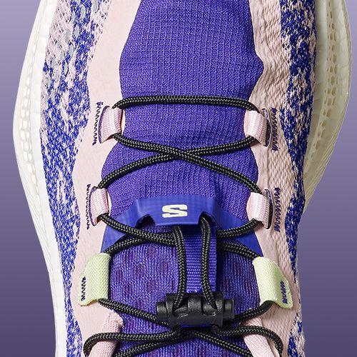 Moteriški bėgimo batai Salomon Aero Glide 4 GRVL shadow gray/deep blue/butterfly