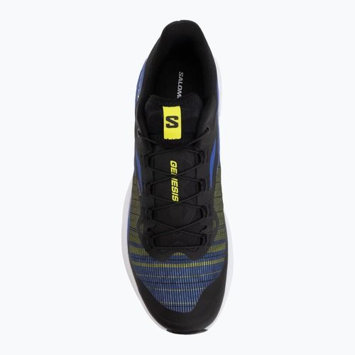 Vyriški bėgimo batai Salomon Genesis black/acid lime/bluing