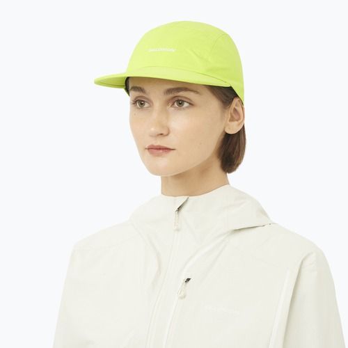 Kepurė su snapeliu Salomon Bonatti Pro 5 Panel acid lime