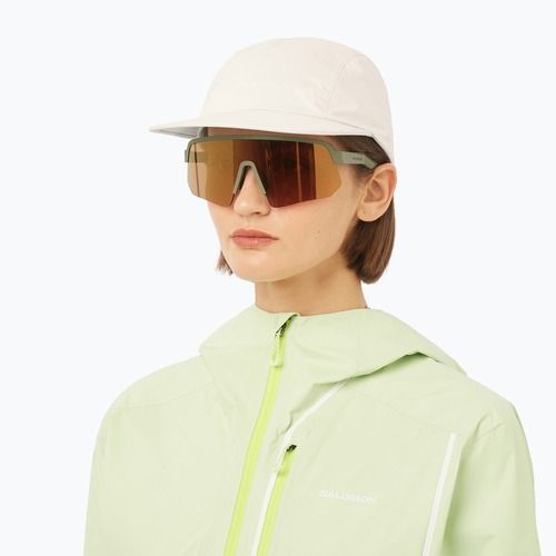 Kepurė su snapeliu Salomon Bonatti Pro 5 Panel whisper white
