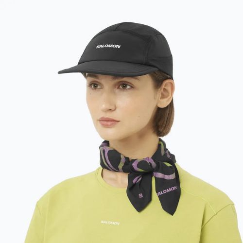 Kepurė su snapeliu Salomon Sense Aero snapback deep black