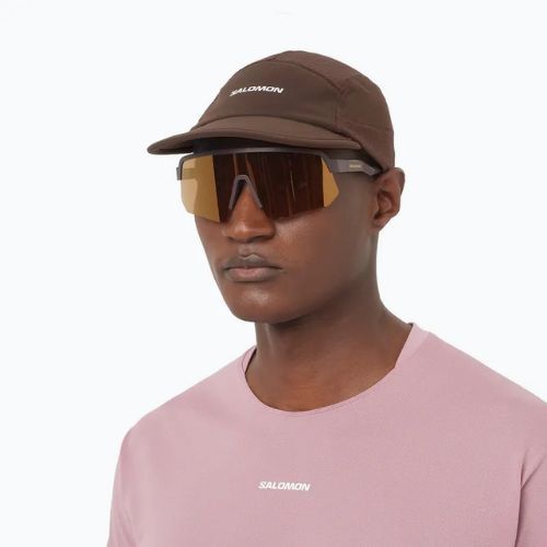 Kepurė su snapeliu Salomon Sense Aero coffee bean snapback 