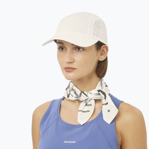 Kepurė su snapeliu Salomon Shakeout snapback whisper white