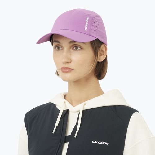 Kepurė su snapeliu Salomon Shakeout iris orchid