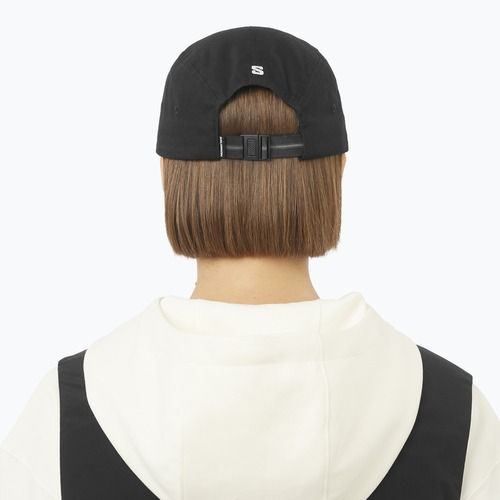 Kepurė su snapeliu Salomon Wild Rays 5 Deep black panel